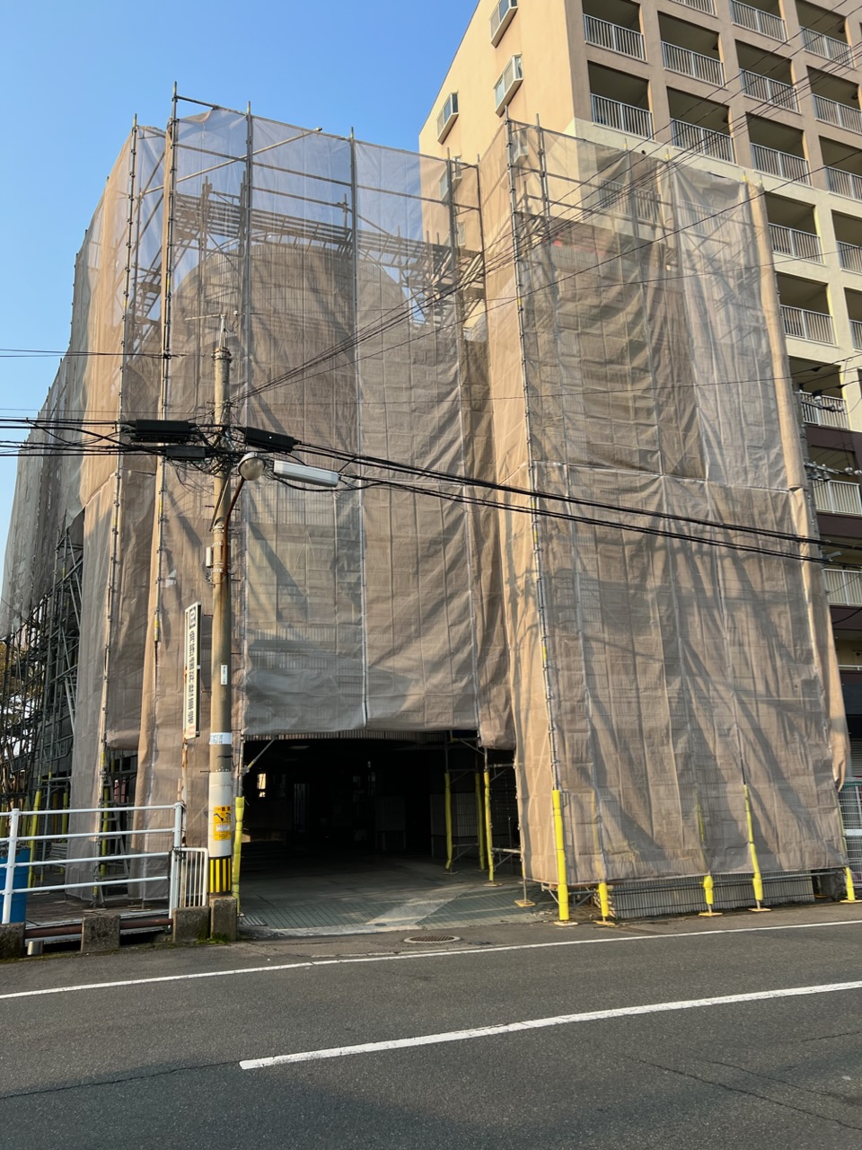 外壁工事のお知らせ